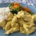 El cooksnap de Angie Heredia cuando hizo Trozos de pollo al curry.