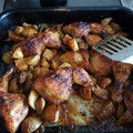 El cooksnap de Alberto Serra Antolin cuando hizo Muslos de pollo al horno con patatas.
