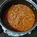 El cooksnap de adriana lara cano cuando hizo Cochinita pibil en olla express.
