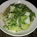 Cooksnap dari Yusnita Abdurrahman untuk resep 161. Tumis sawi putih buncis tabur bawang putih goreng