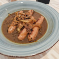 El cooksnap de Jonathan Garcia cuando hizo Salchichas frescas encebolladas.