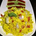 Sneha Patel's cooksnap of when they made સેવ ખમણી (Sev Khamani Recipe In Gujarati).