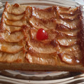 El cooksnap de Lola cuando hizo Tarta de manzana con bizcocho 🍏🍰.