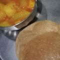 Gungun gaur का कुकस्नैप जब उन्होंने पूरी (puri recipe in hindi) बनाया था।
