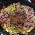 El cooksnap de Macarena cuando hizo Revuelto gramajo 2.