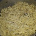 El cooksnap de Hernán Crespo cuando hizo Salsa Alfredo: Salsa para pastas.
