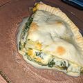 El cooksnap de Evelyn Barreto cuando hizo Tarta de acelga, calabaza y queso sin huevo.