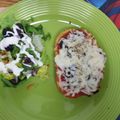 butterbrown.9's cooksnap of when they made Garlic bread pizza.