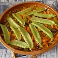 El cooksnap de Gilbert (Aprenent a la vida 📚♻️☯️) cuando hizo Arroz seco con salchicha sin gluten y vegano🍚.
