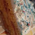 El cooksnap de Carolina Rivas cuando hizo Torta panqueques.