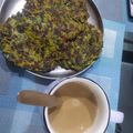 Pinal Patel's cooksnap of when they made Bajra Methi-Palak Thepla.