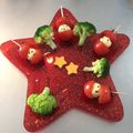 Aunty Eiko's international cuisine experience 's cooksnap of when they made Santa canapés 🎅🎄.