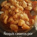 El cooksnap de Solci cuando hizo Ñoquis de Harina.