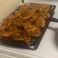 Anquanece Farmer's cooksnap of when they made Sharon's golden fried TURKEY chops.
