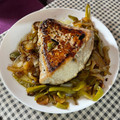 El cooksnap de Rodin cuando hizo Rueda de bonito encebollado con pimiento.