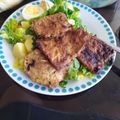 El cooksnap de Claudia Monrroy cuando hizo Berenjenas fritas.
