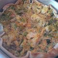 El cooksnap de Julieta Niz cuando hizo Tarta de brócoli y coliflor.