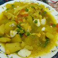 El cooksnap de Sandra cuando hizo Patatas guisadas con sepia.