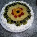 El cooksnap de claudia cuando hizo Tarta frutal.
