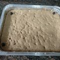 El cooksnap de Pau Dago cuando hizo Brownie de chocolate blanco y negro con almendras.