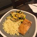 ron's cooksnap of when they made Brown Sugar Glazed Salmon.
