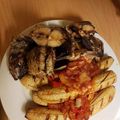 Henrietta's cooksnap of when they made Grilled  plantain with palmoil sauce.