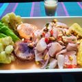 El cooksnap de Lily Correa cuando hizo Ceviche clásico.