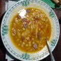 El cooksnap de Natalia cuando hizo Locro bien criollo.
