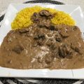 El cooksnap de Patricia Quiroga Newbery cuando hizo Strogonoff tradicional.