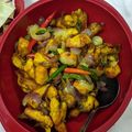 Cooksnap 0h Hana !! semasa beliau membuat Ayam goreng kunyit.