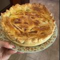 El cooksnap de Melina Tkacz cuando hizo Tarta de zapallitos.