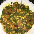 rajni का कुकस्नैप जब उन्होंने सरसों का साग (sarson ka saag recipe in Hindi) बनाया था।