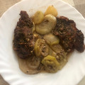 El cooksnap de Paco Morales cuando hizo Cabezada de cerdo con orégano al horno.