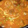 El cooksnap de Mari Alarcon Morales cuando hizo Albóndigas con sepia y guisantes.