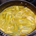 El cooksnap de Vic Gros cuando hizo Pollo en Salsa Verde con Calabazas.