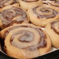 El cooksnap de Silvia Eli cuando hizo Cinnamon Roll.