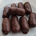 El cooksnap de Sara Rodriguez cuando hizo Barritas de coco con chocolate.