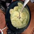 Temporallobe's cooksnap of when they made Chilled spicy cucumber avocado soup.
