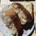 El cooksnap de Alejandra Russo cuando hizo Torta de coco.