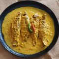 Chandana Pal's cooksnap of when they made সর্ষে পোস্ত দিয়ে পার্শে মাছের ঝাল (sorshe posto diye parshe macher jhal recipe in Bengali).