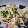 El cooksnap de Fernando Caballer Carbonell cuando hizo Macarrones con bacon y champiñones.