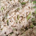 Cooksnap Nur Afni Syafinaz semasa beliau membuat Nasi goreng ikan masin.