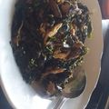 Cooksnap dari Albert Cahyo untuk resep Tumis Daun Singkong + Udang/Teri medan