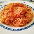 El cooksnap de Rocío Sánchez cuando hizo Espaguetis con carbonara de curry.