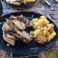 El cooksnap de Sarita Rodríguez Santos cuando hizo Dorada a la espalda.