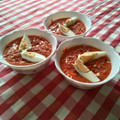 El cooksnap de pauli cuando hizo Salmorejo Cordobes.