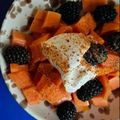 Cooksnap de Daniela Bargado quando cozinhou Papaia com Chantilly de Coco.