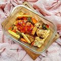 Anna Hadi_ant's cooksnap of when they made Baked Italian chicken breast with roasted veggies.
