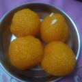 Shalini Goel's cooksnap of when they made Rangoli Laddu- (Motichoor Boondi Laddu recipe in English).