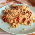 Cooksnap από Λιάνα Δανιηλάκη στη συνταγή Κοτόπουλο φιλέτο στη γάστρα με ρύζι, μπύρα και κουρκουμά